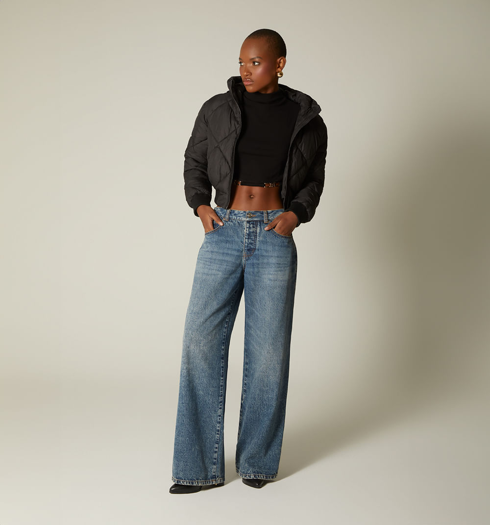 Blusa Crop Con Herraje