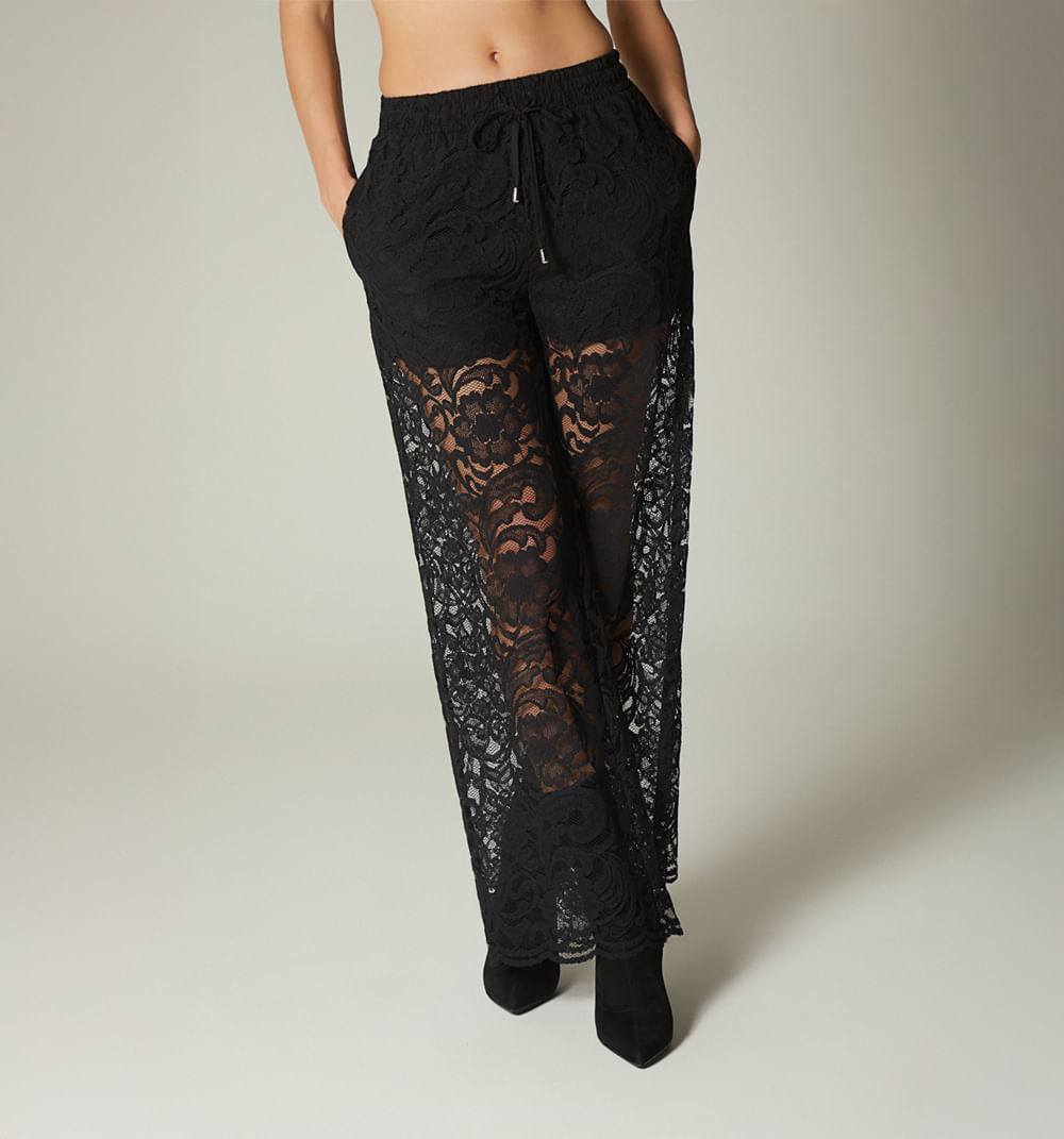 Pantalón tiro alto bota recta