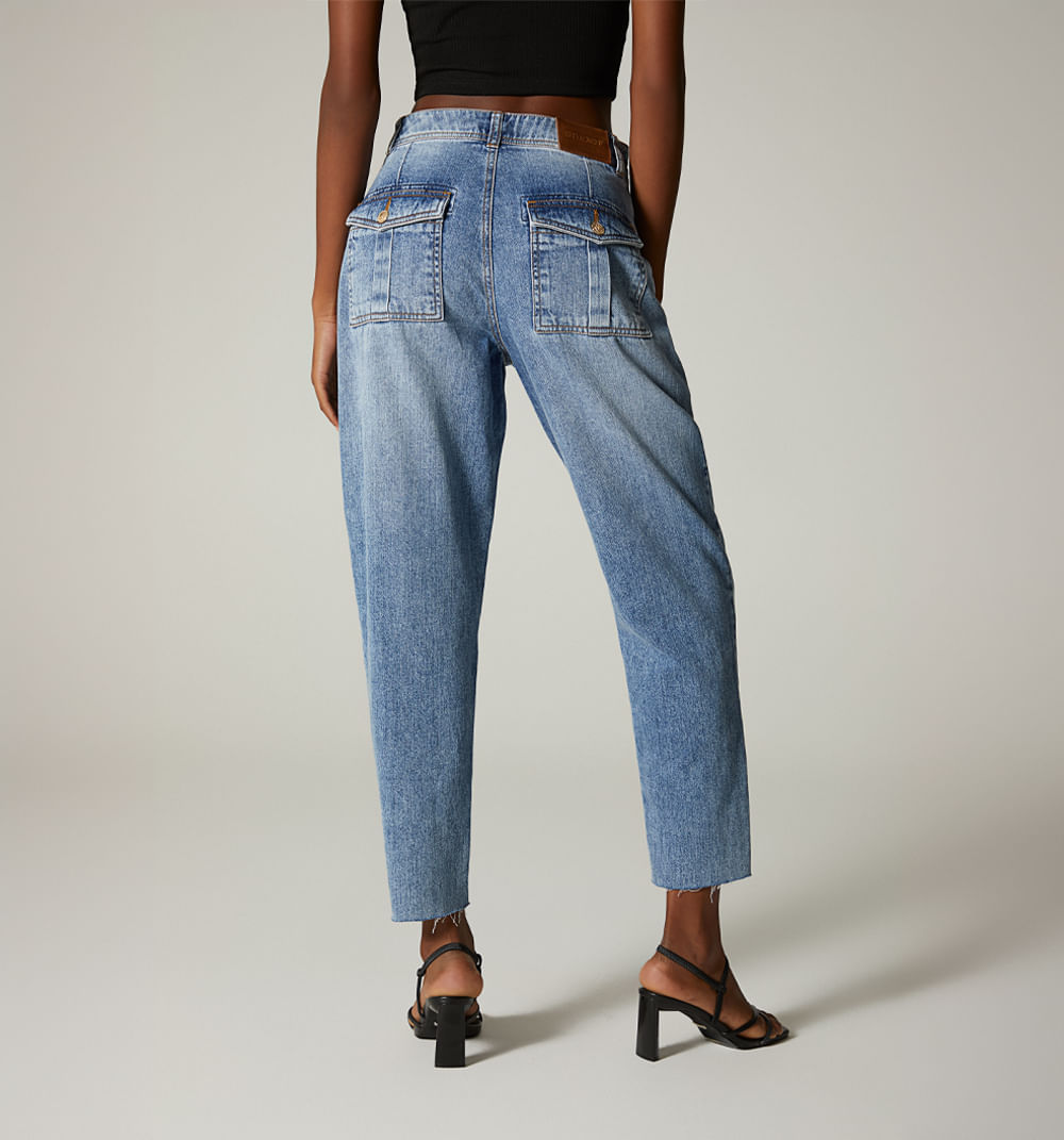 Jean Girlfriend, Tiro Alto, Bolsillos Pa