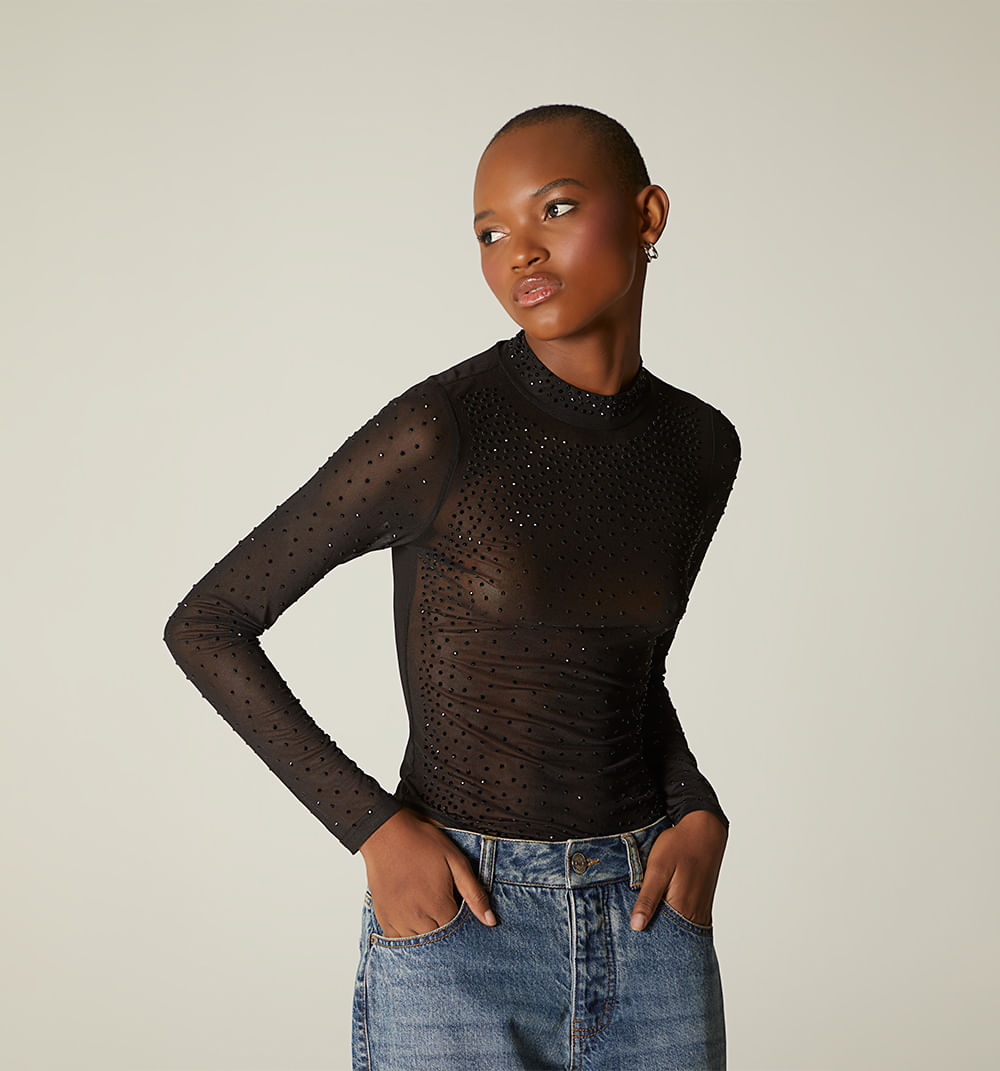 Body mesh con pedreria