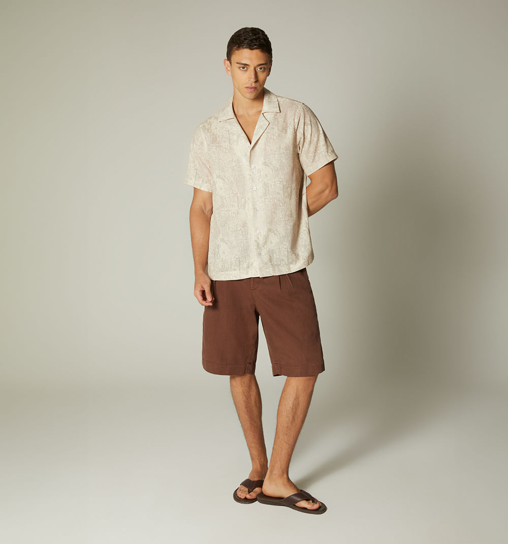 Camisa estampada para hombre x lina cant