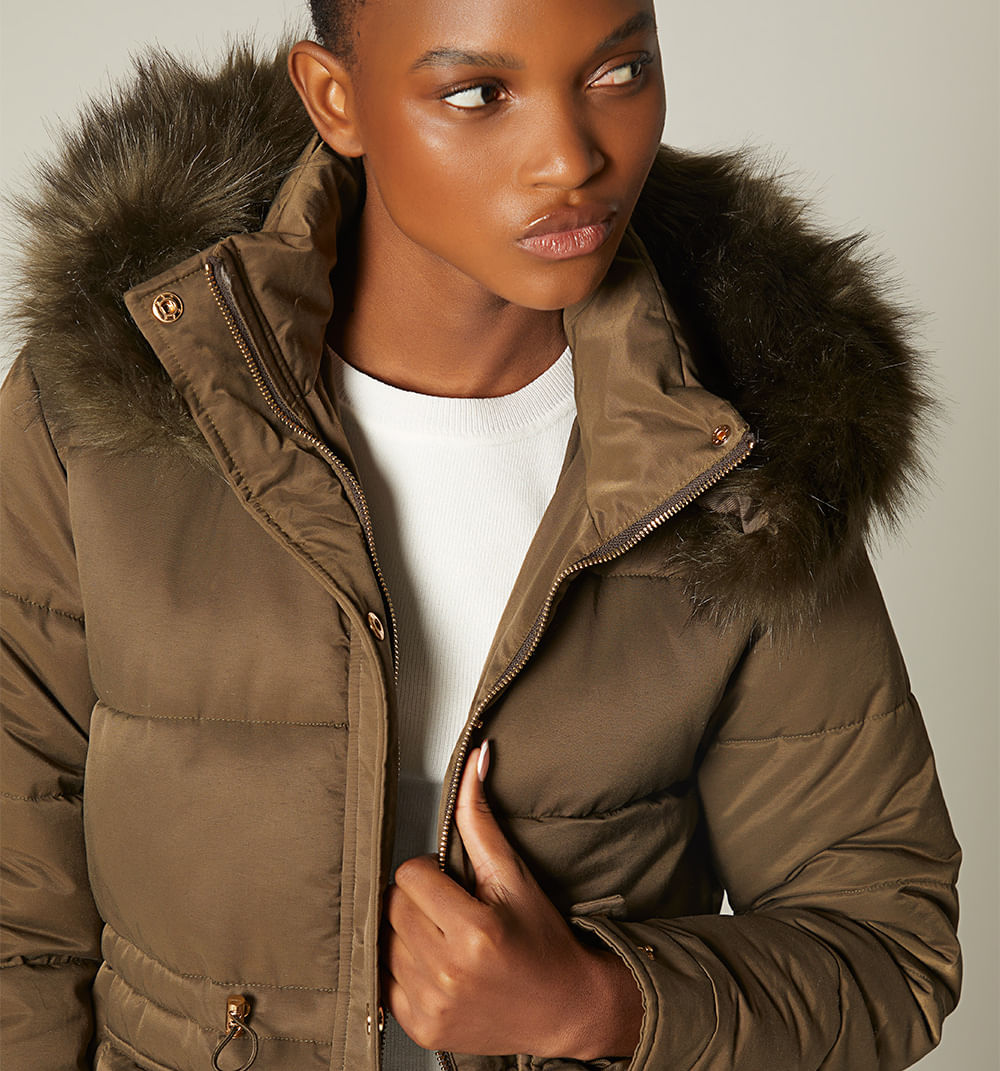 Parka con pelo