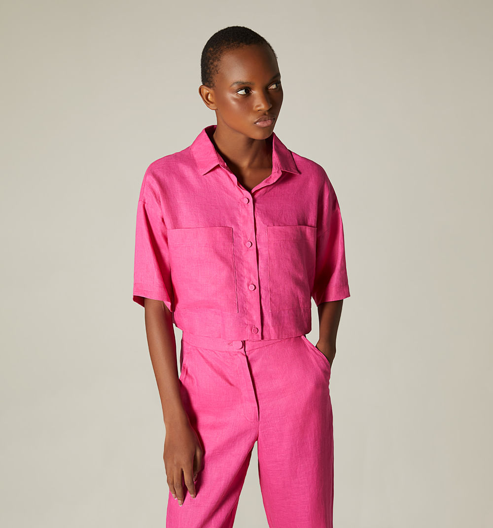 Conjunto pantalon y camisa boxy