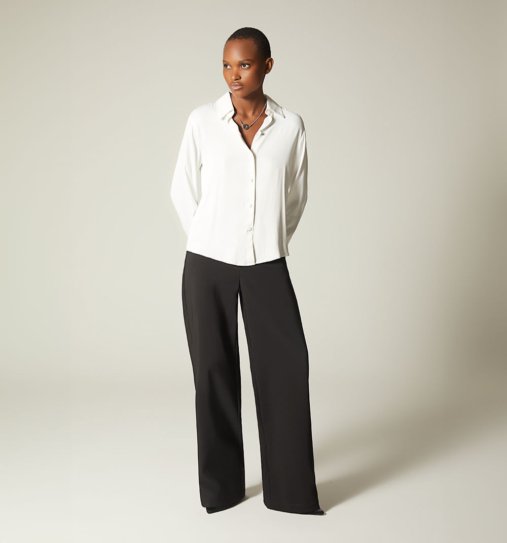 Blusa camisera manga larga