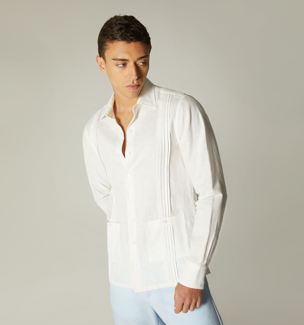 Guayabera para hombre x lina cantillo
