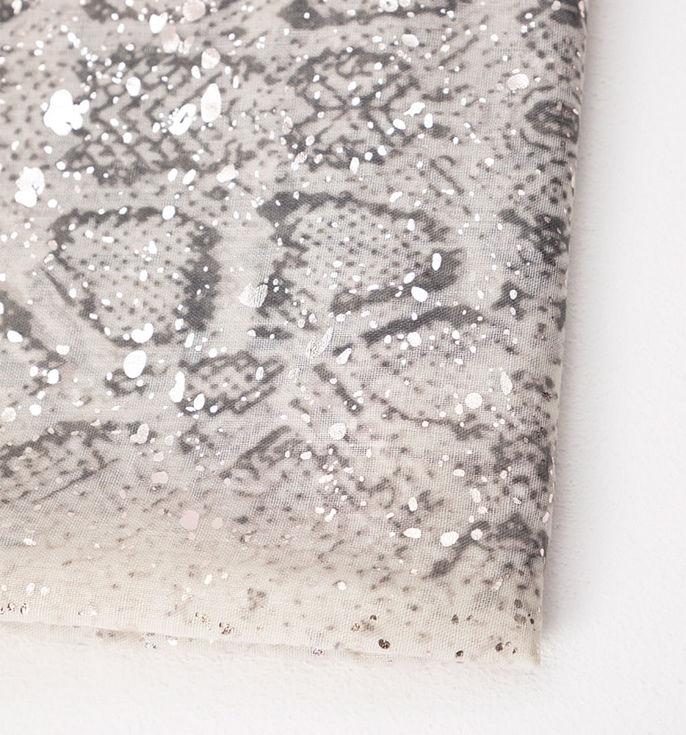 Pashmina piton con lurex