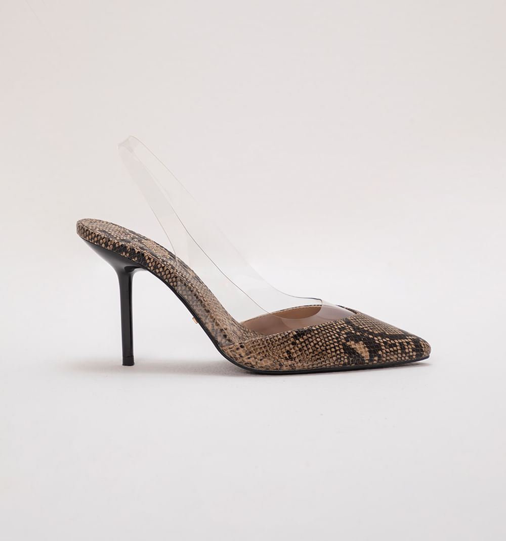 Zapato cerrado en piton