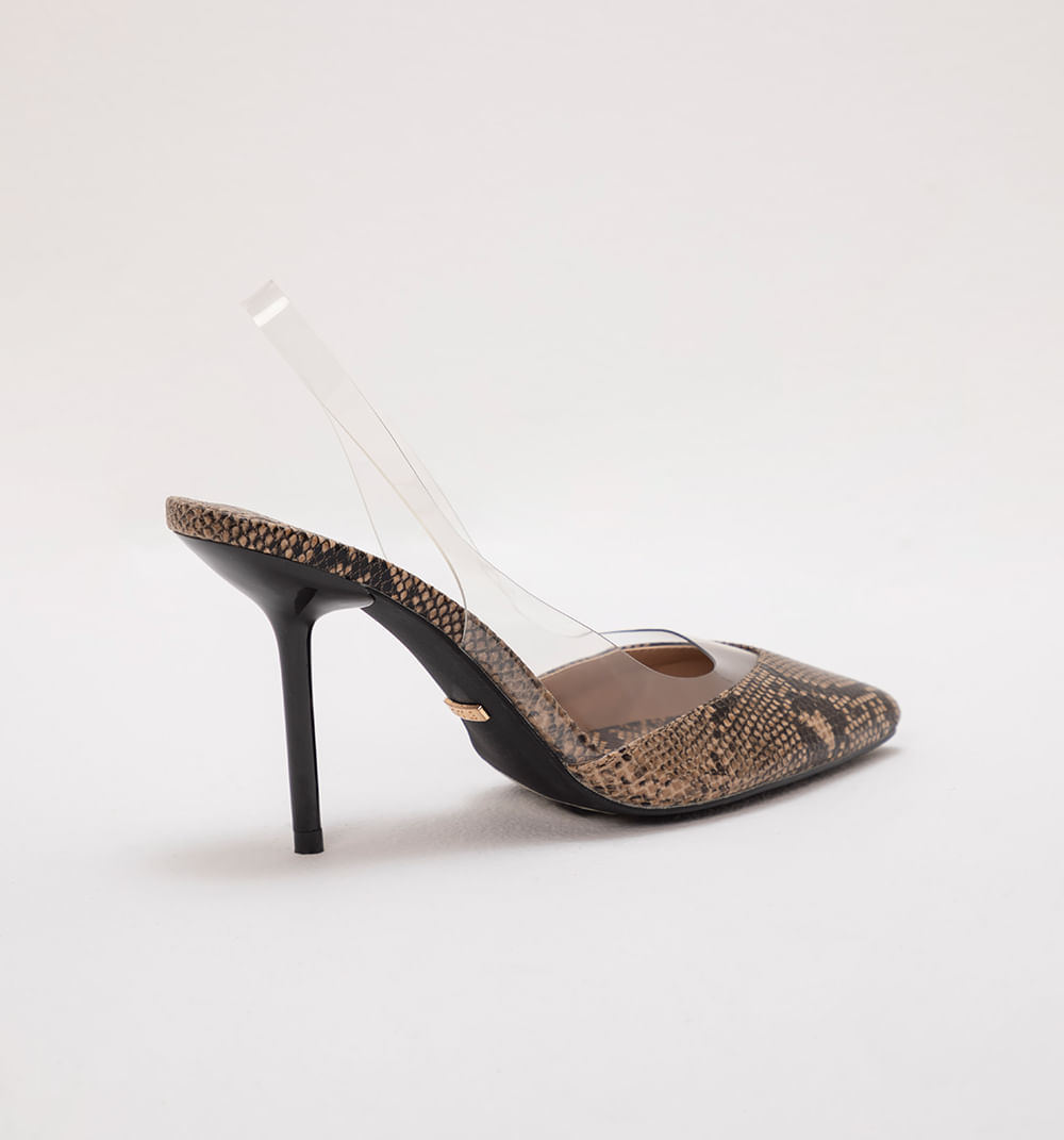 Zapato cerrado en piton
