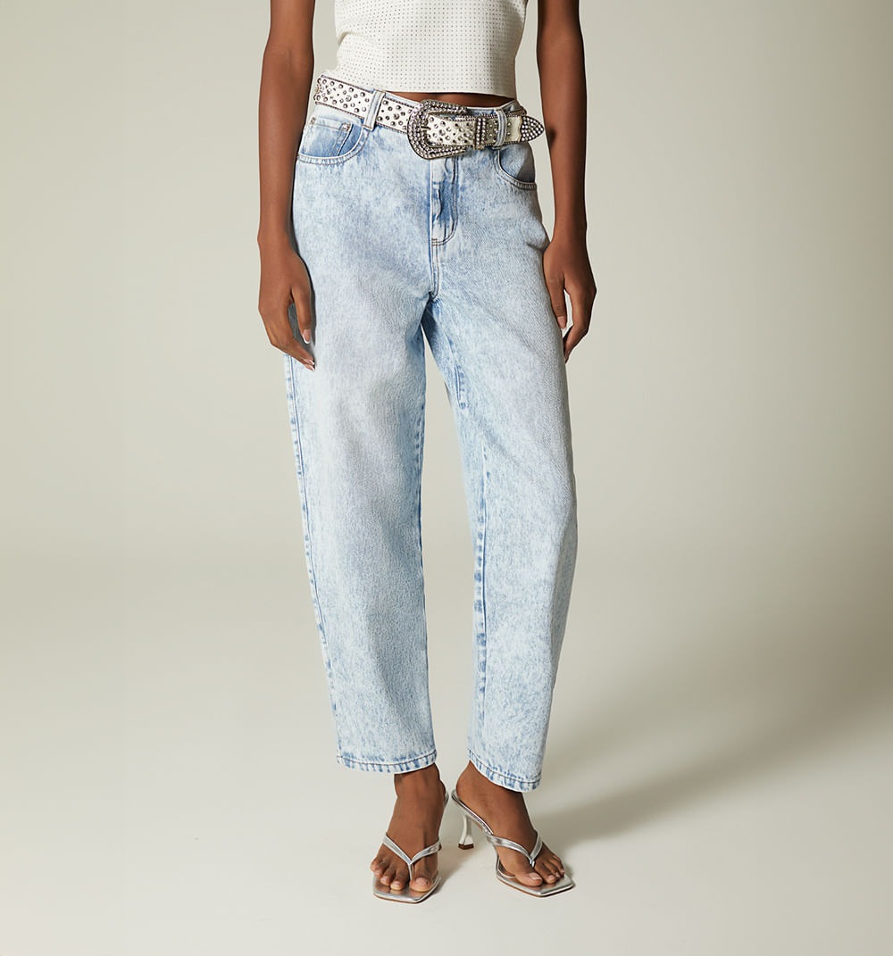 Jean  girlfriend correa cristales para mujer