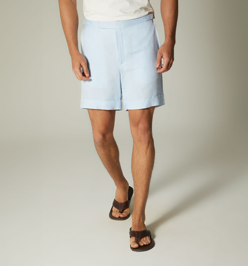 Bermuda de lino tipo chino x lina cantil