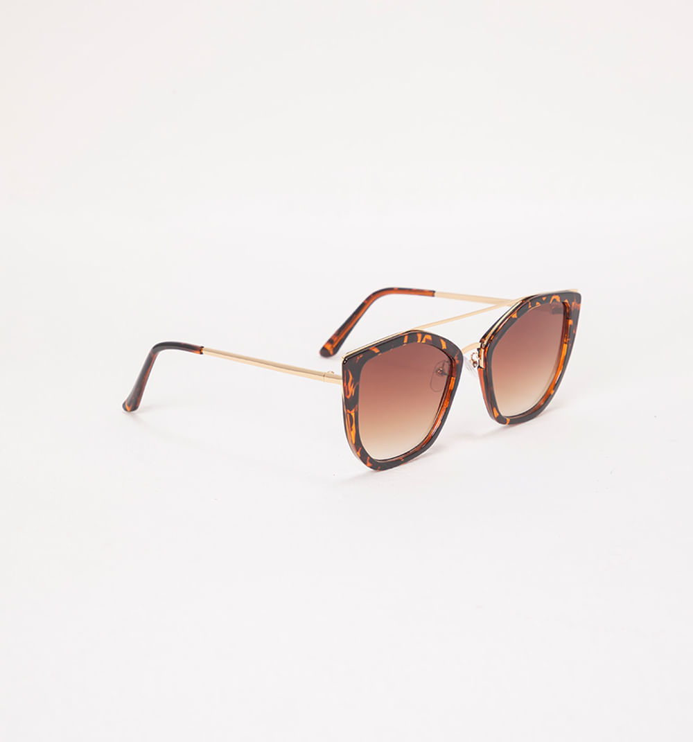 Gafas aviador con marco en combinacion d