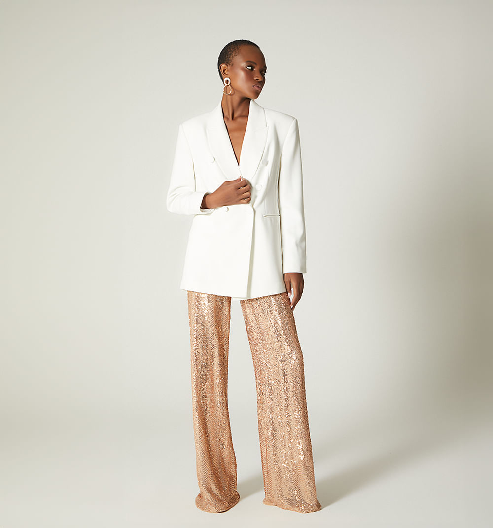 Pantalon tiro super alto bota campana