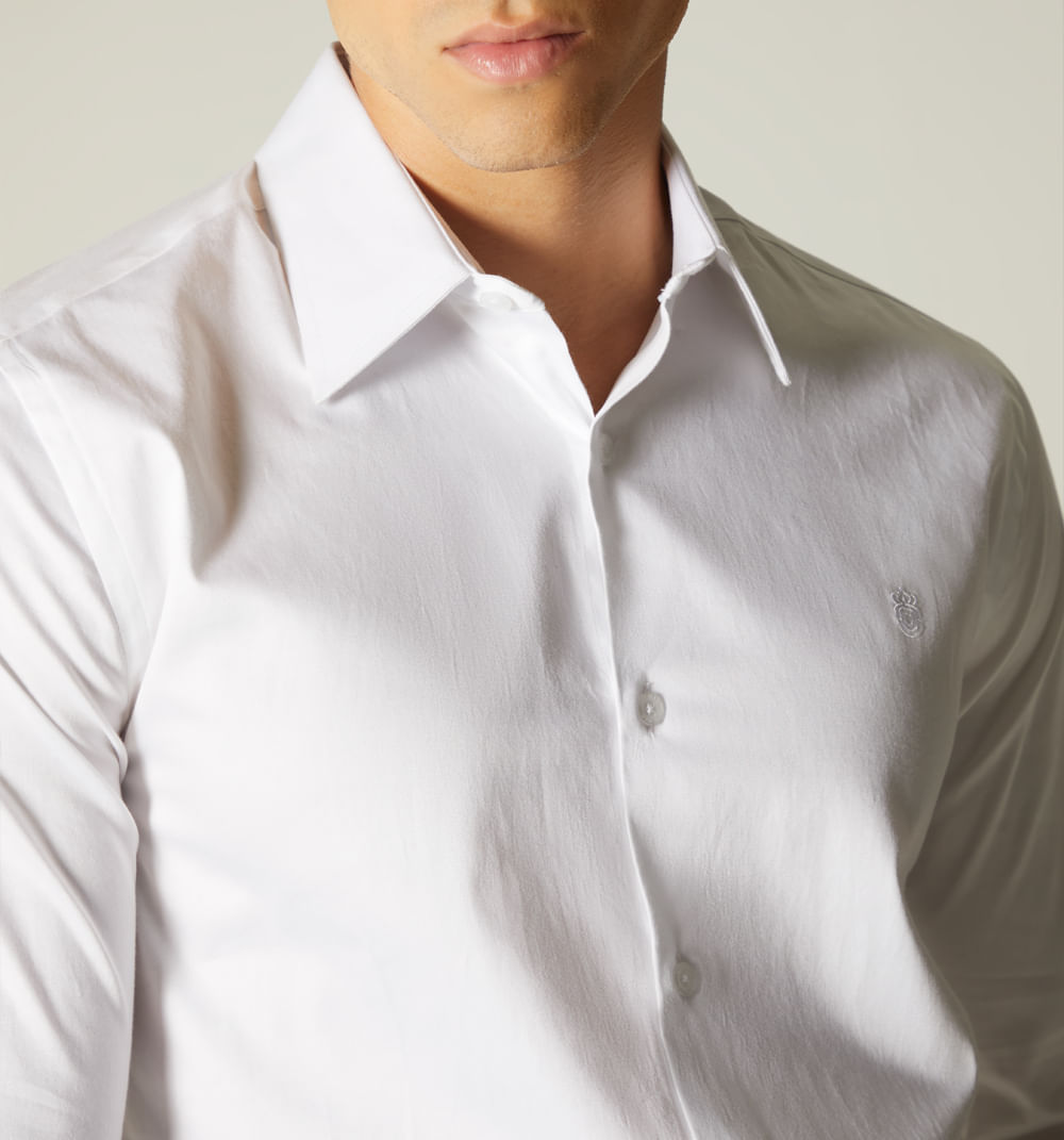 Camisa para hombre manga larga
