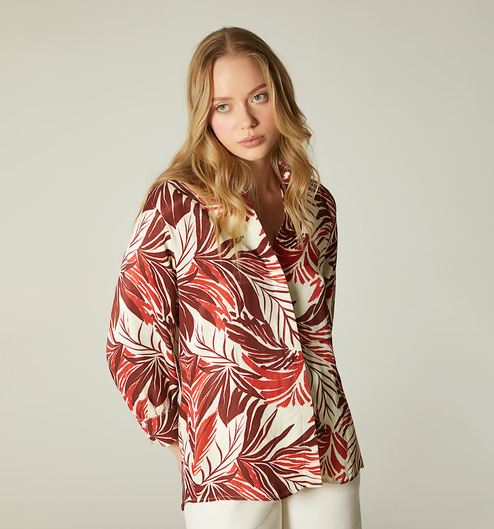 Blusa camisera manga 3/4