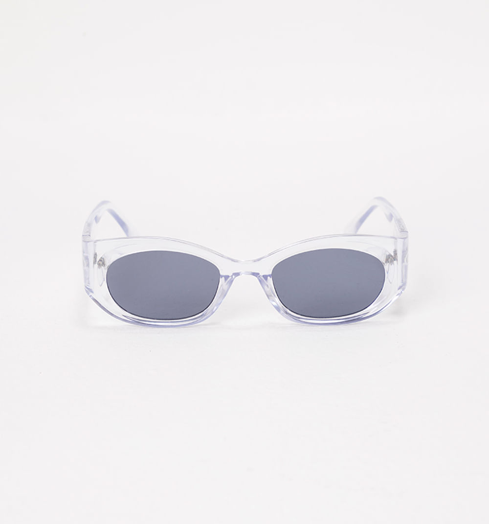 Gafas marco rectangular  lente ovalado