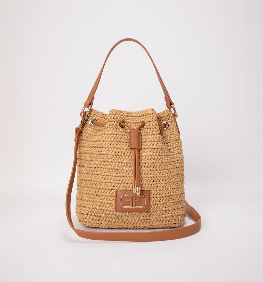 Bolso manos libres  estilo bombonera