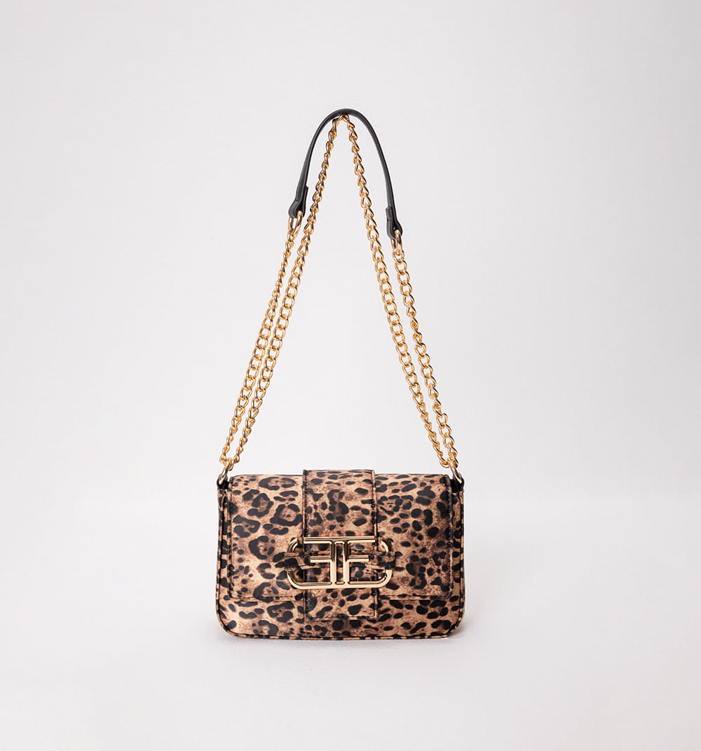 Bolso manos libres animal print