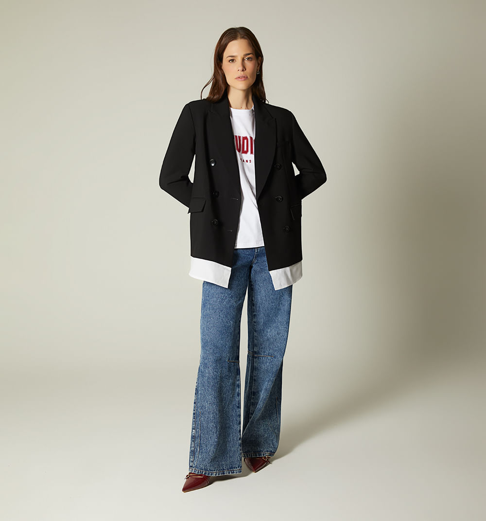 Camiseta logo studio f jeans