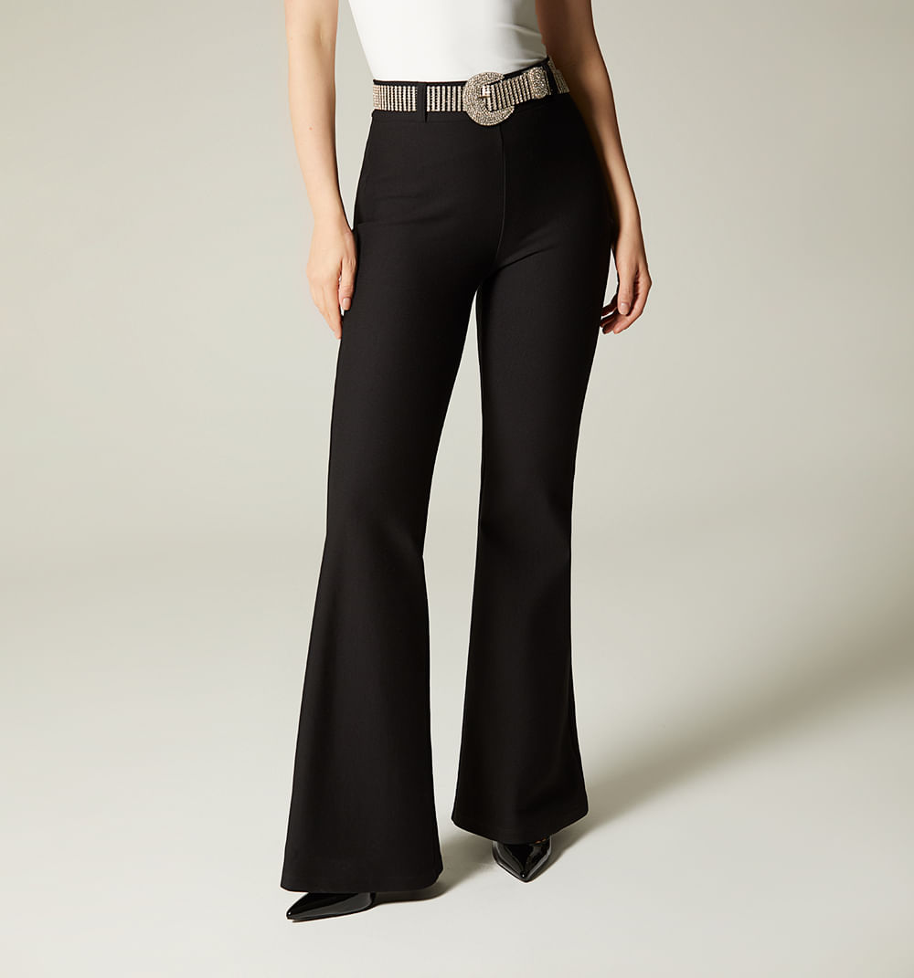 Leggins bota campana tiro super alto con