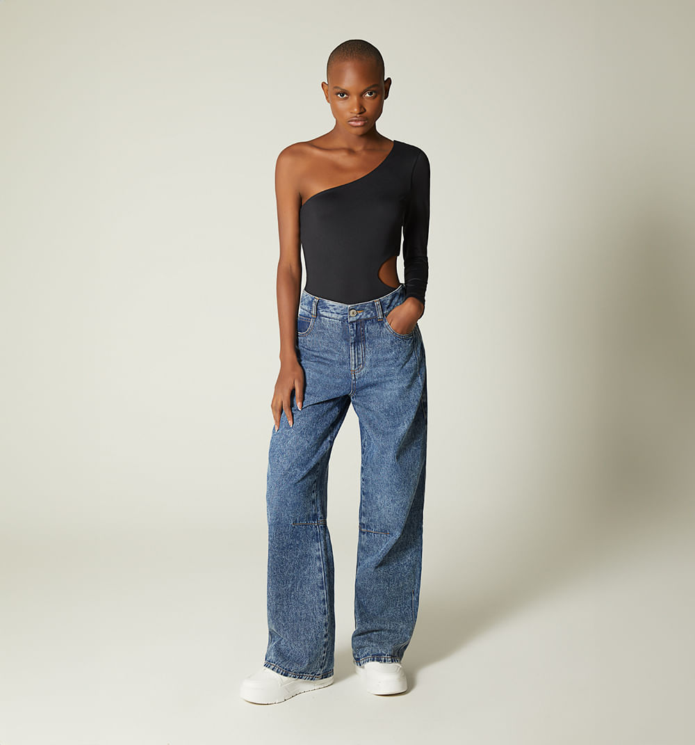 Body irregular una sola manga