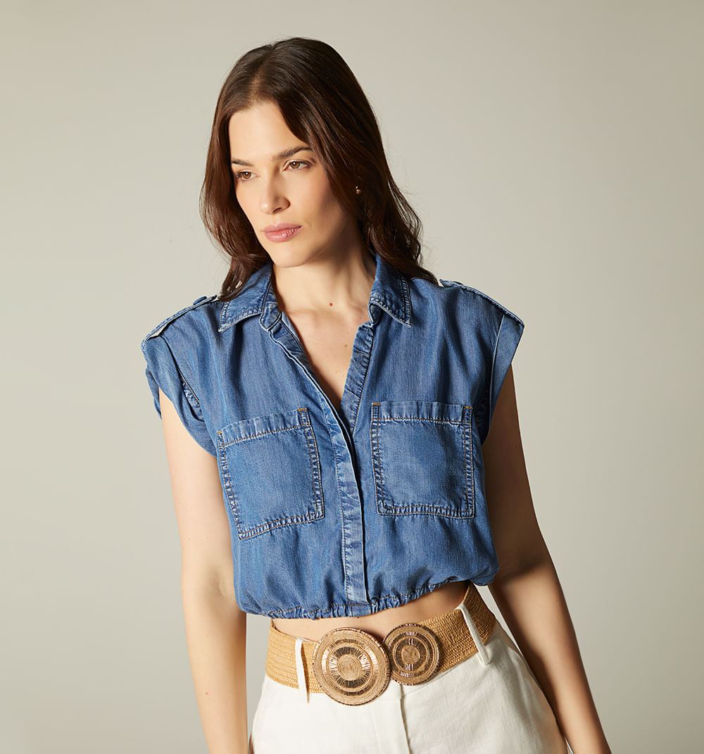 Camisera sisa con elastico