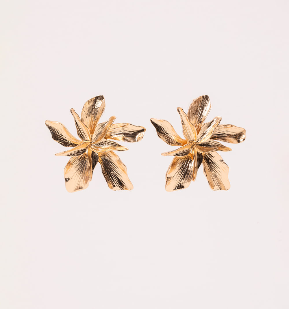 Aretes maxi topo flor