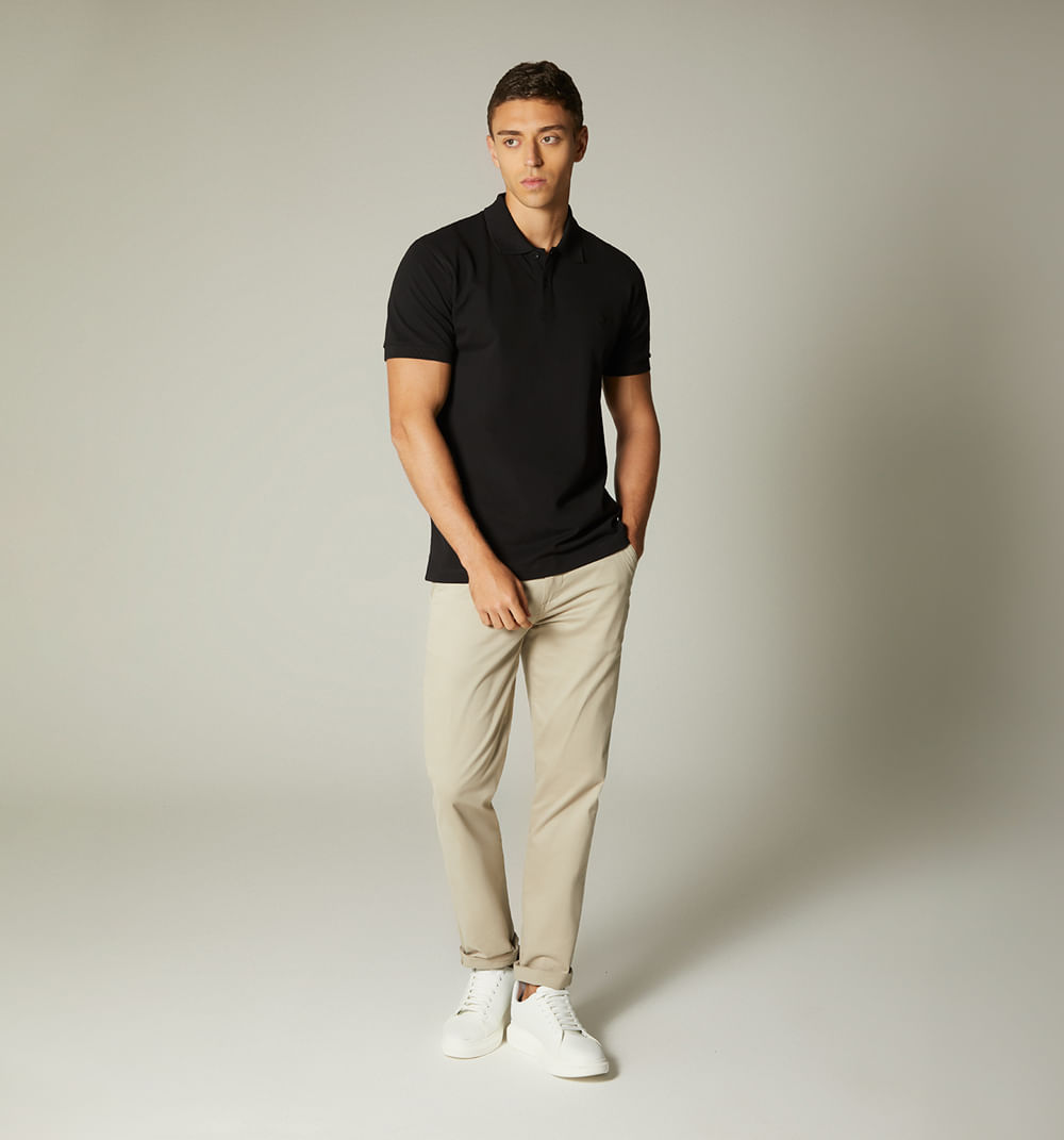 Polo básica slim fit