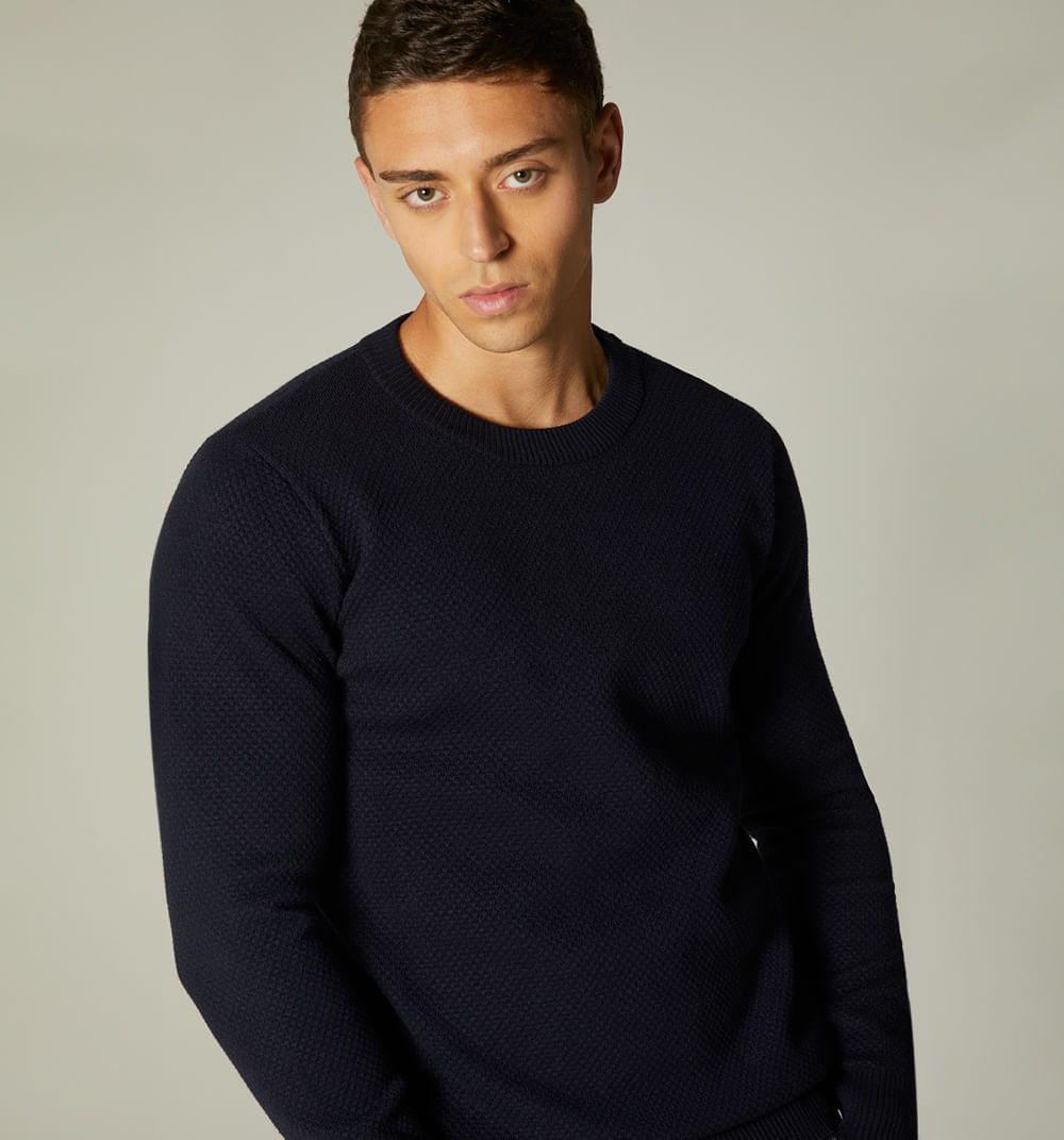 Buzo para hombre tejido galleta