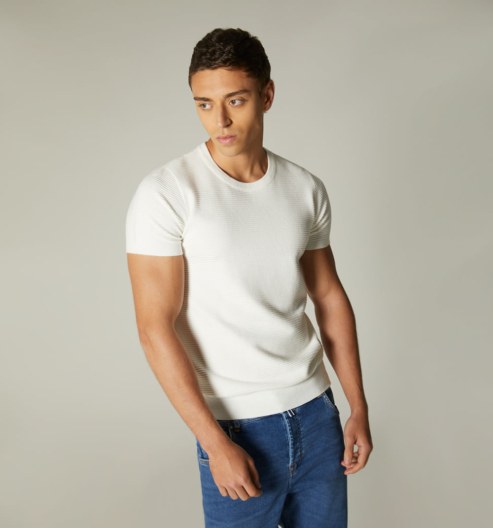 Camiseta cuello redondo  otoman