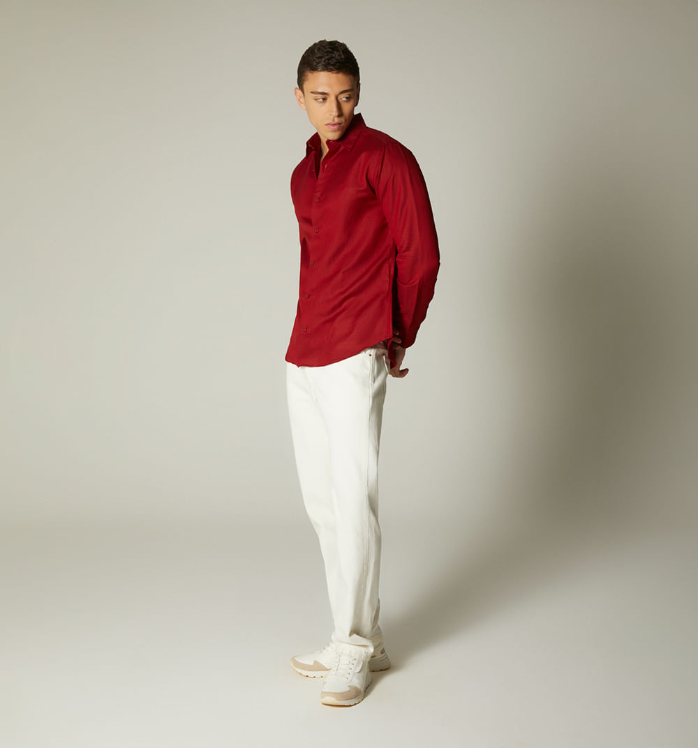 Camisa para hombre de lino