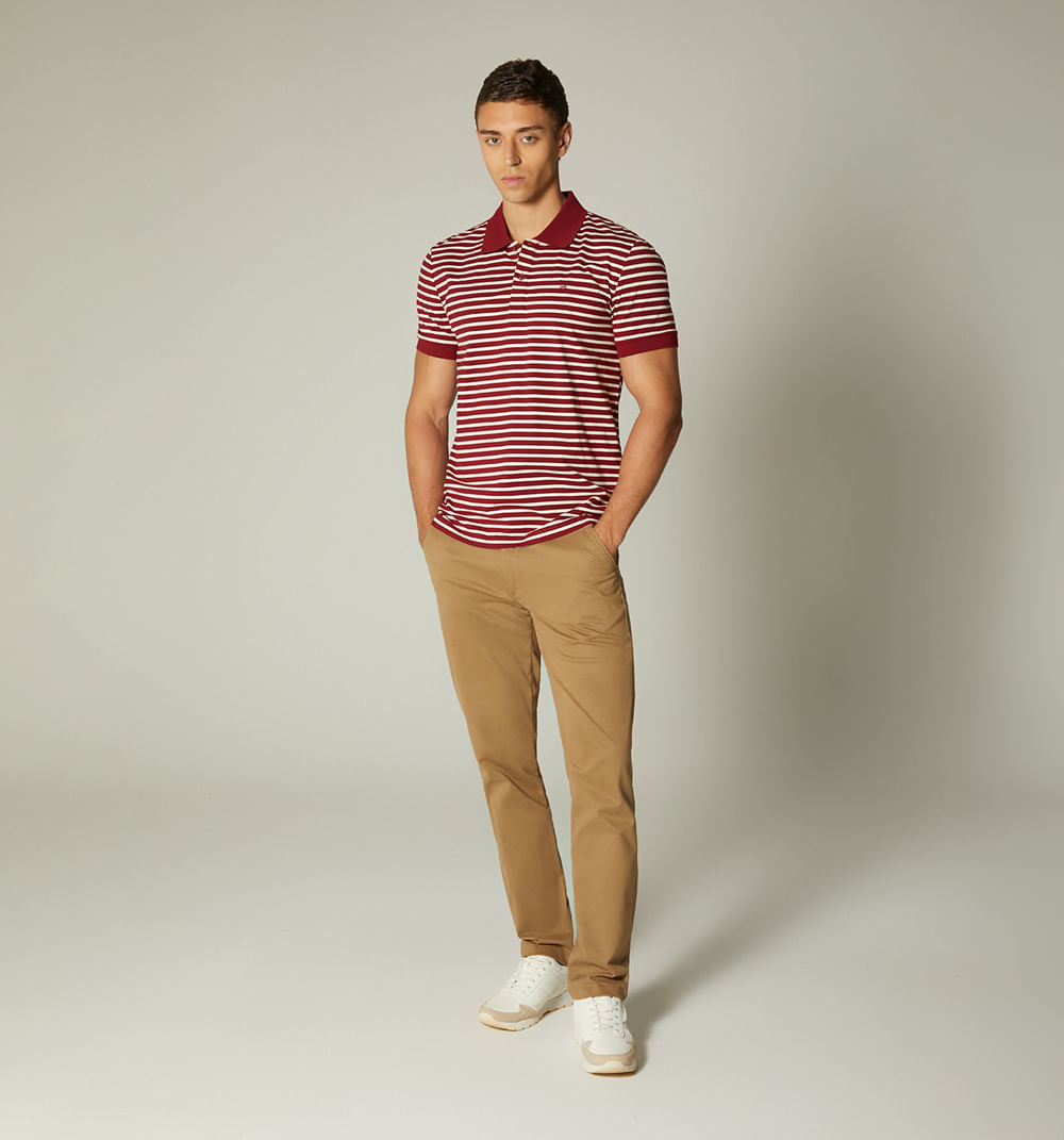 Polo para hombre slim fit
