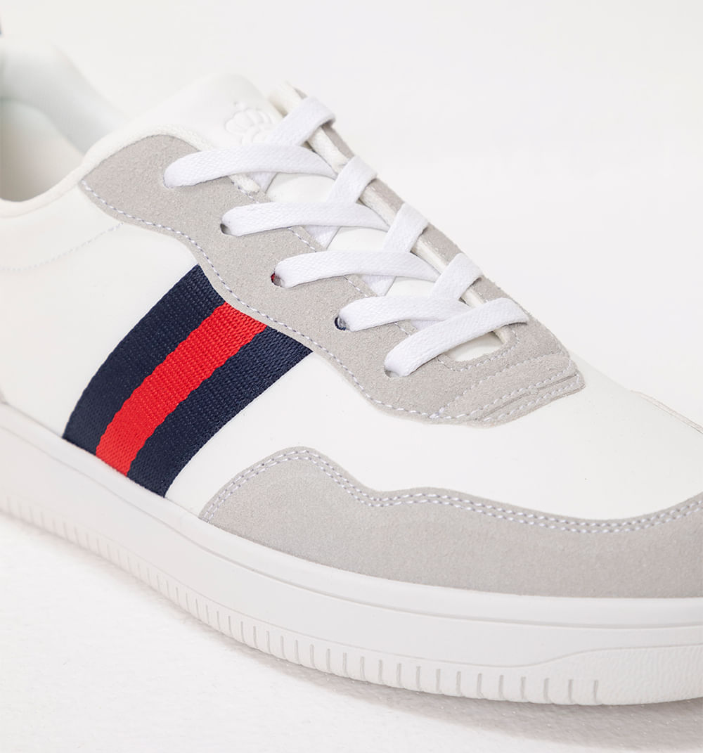 Tenis para hombre con cinta al costado