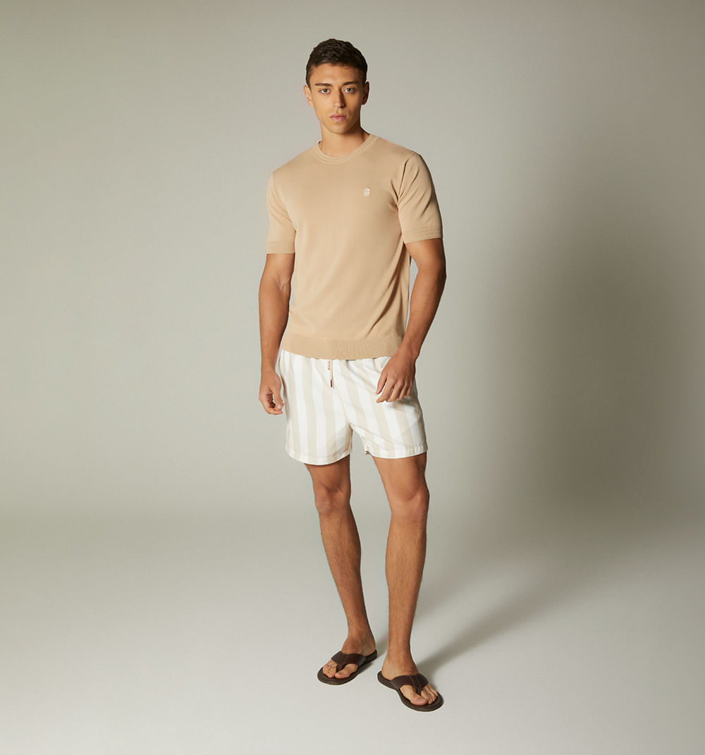 Camiseta tejido liviano para hombre
