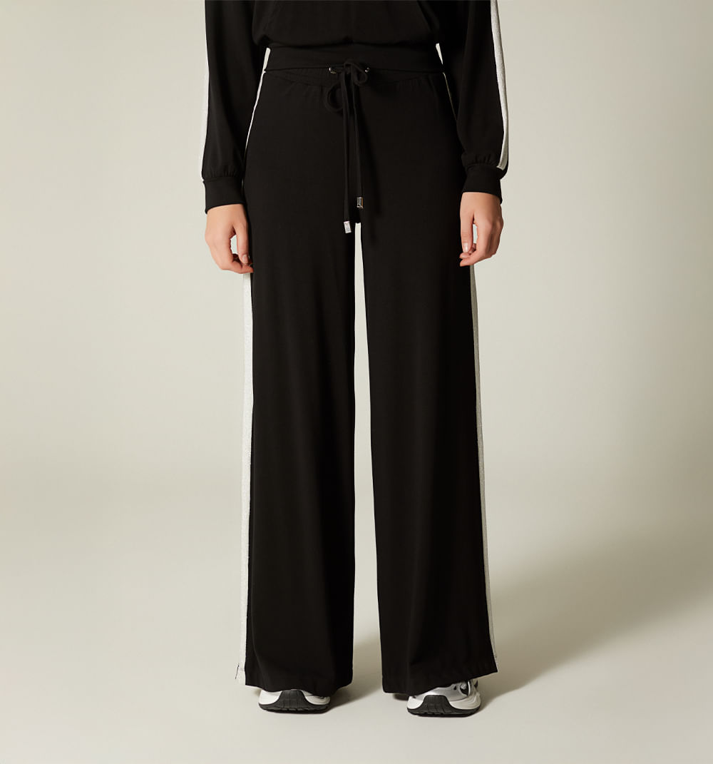 Pantalón deportivo con franja en costado