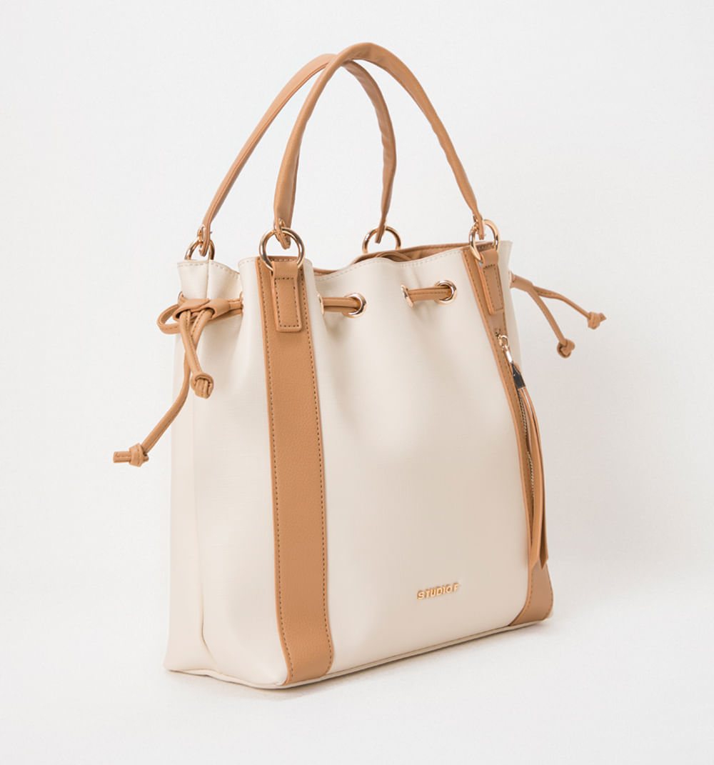 Bolso de hombre bi color  con cremallera