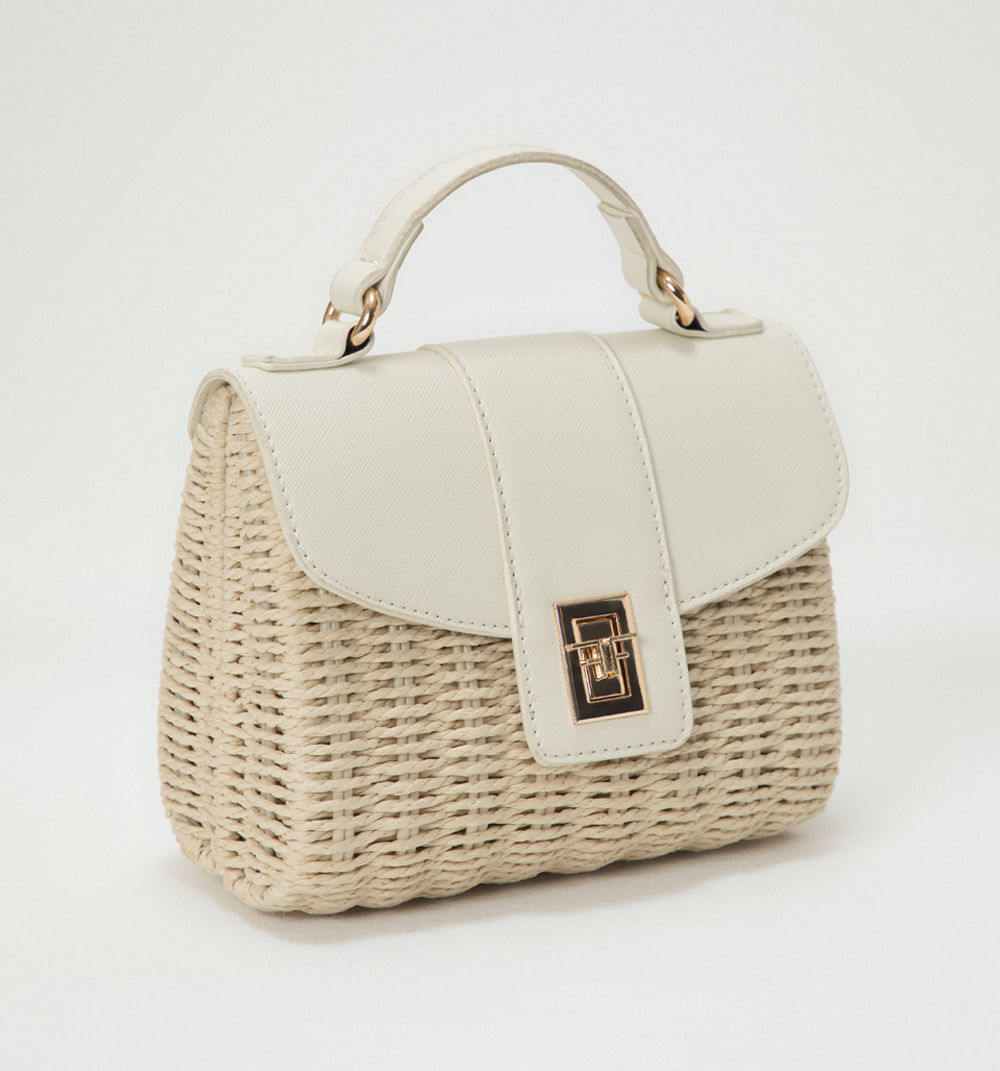 Bolso manos libres materiales combinados