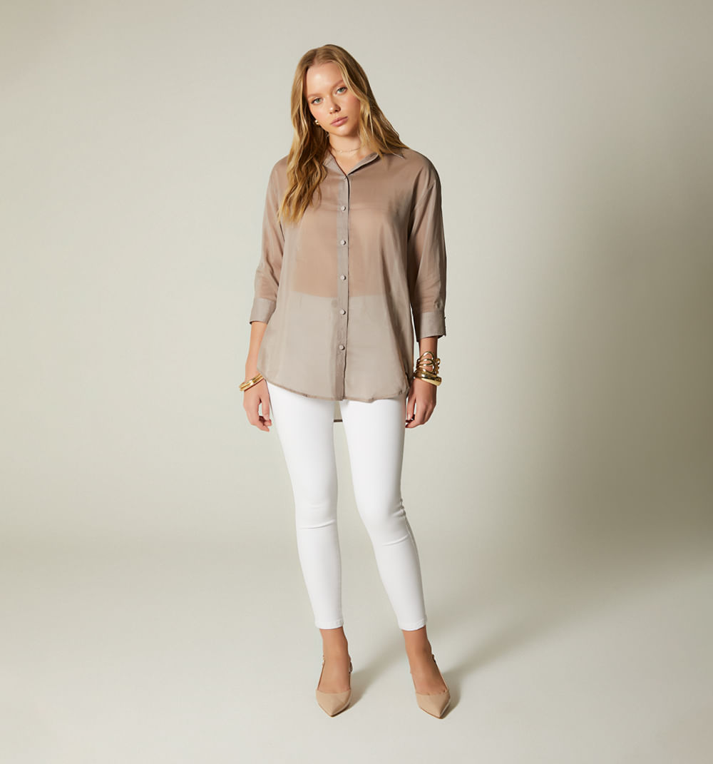 Jeggings tiro alto, cinco bolsillos, tay