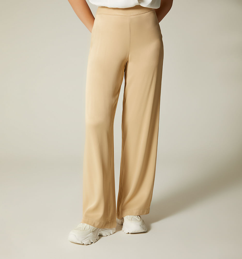 Pantalon bota ancha tiro super alto