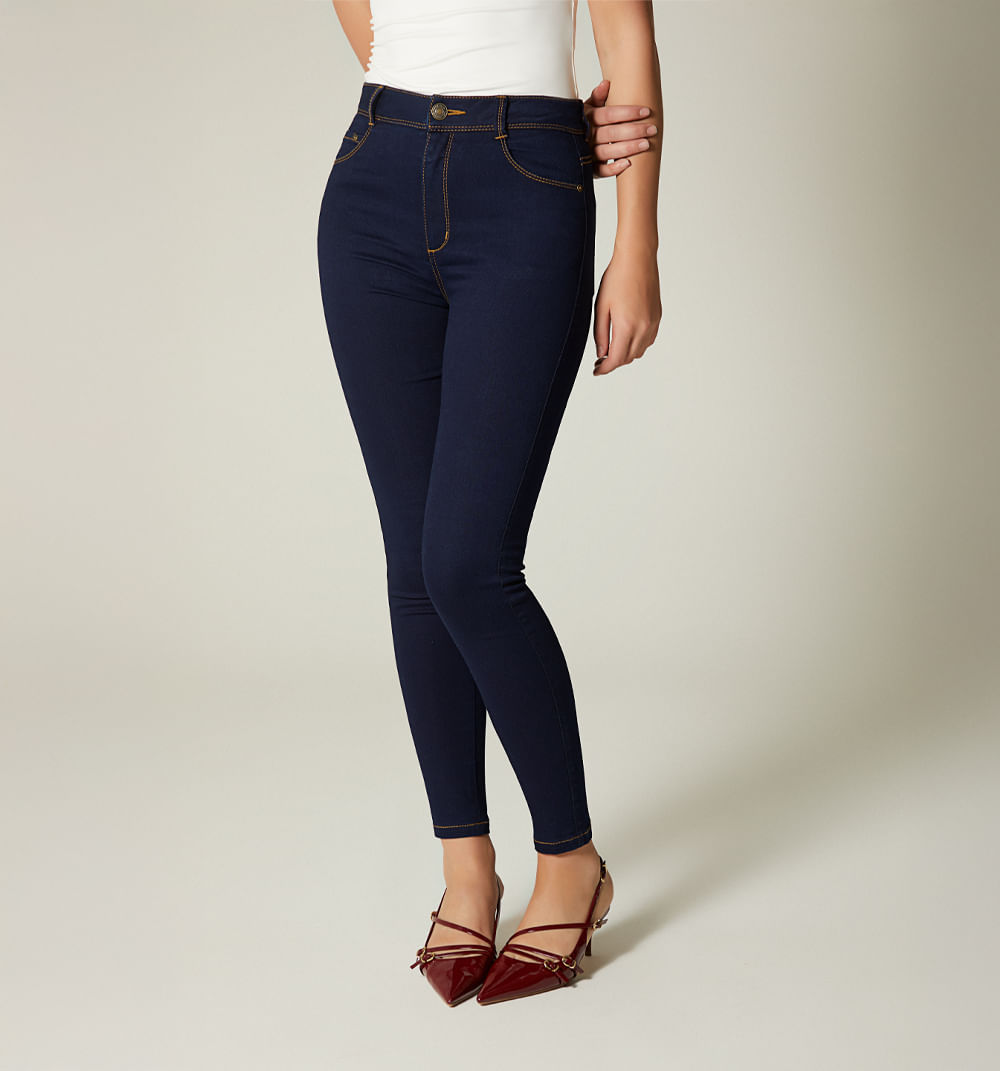 Jean ultra slim,cinco bolsillos, lupita