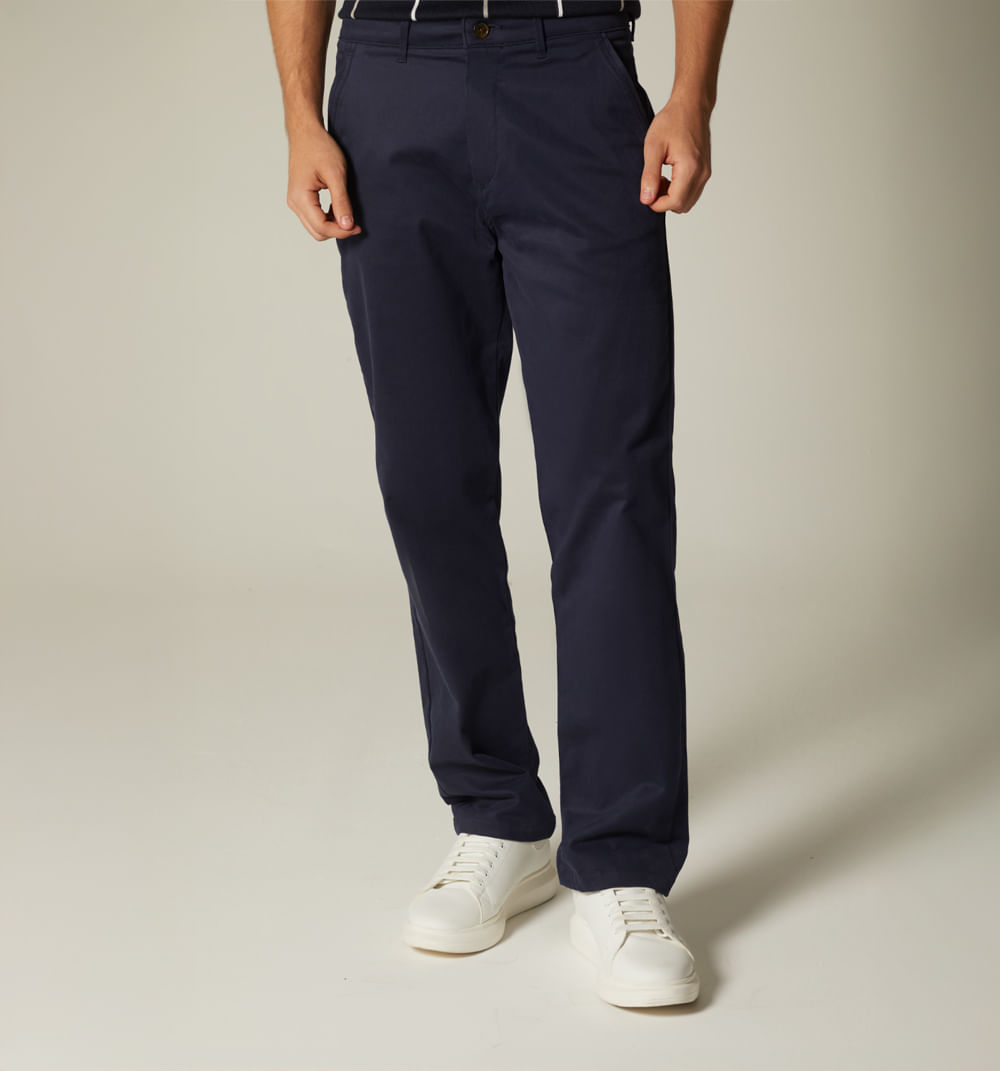 Pantalon para hombre tipo chino regular fit