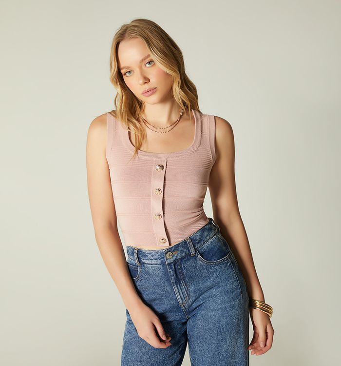 Blusa sisa botones decorativos