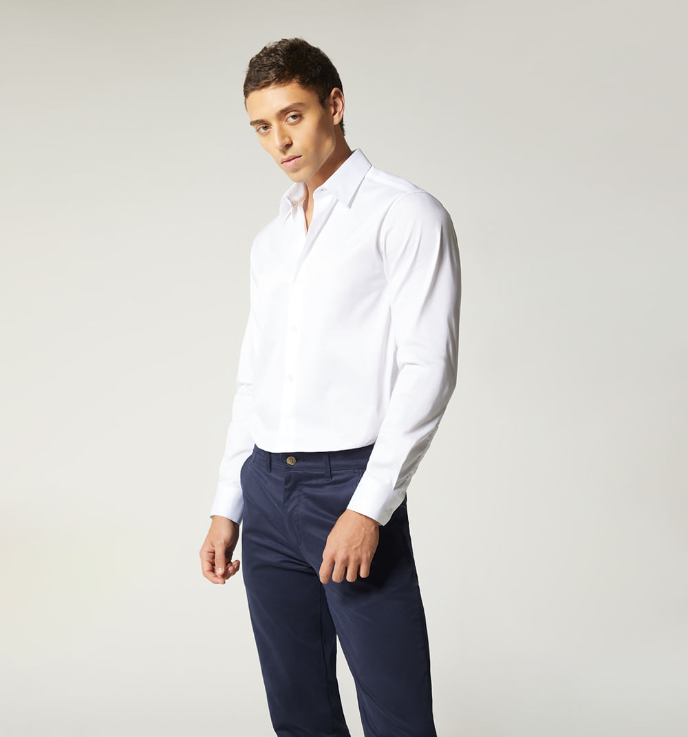 Camisa para hombre básica regular fit m/l
