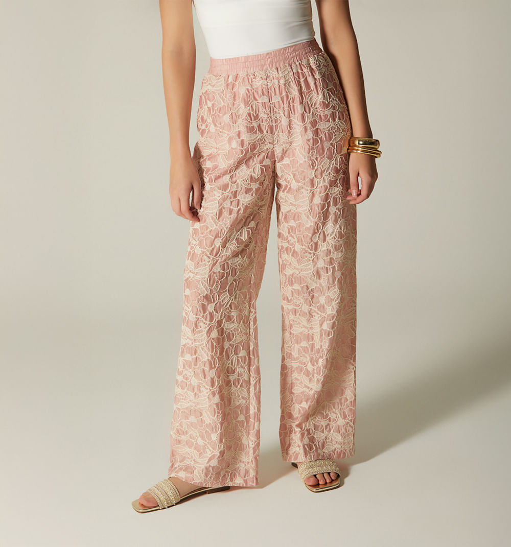 Pantalón tiro alto bota recta
