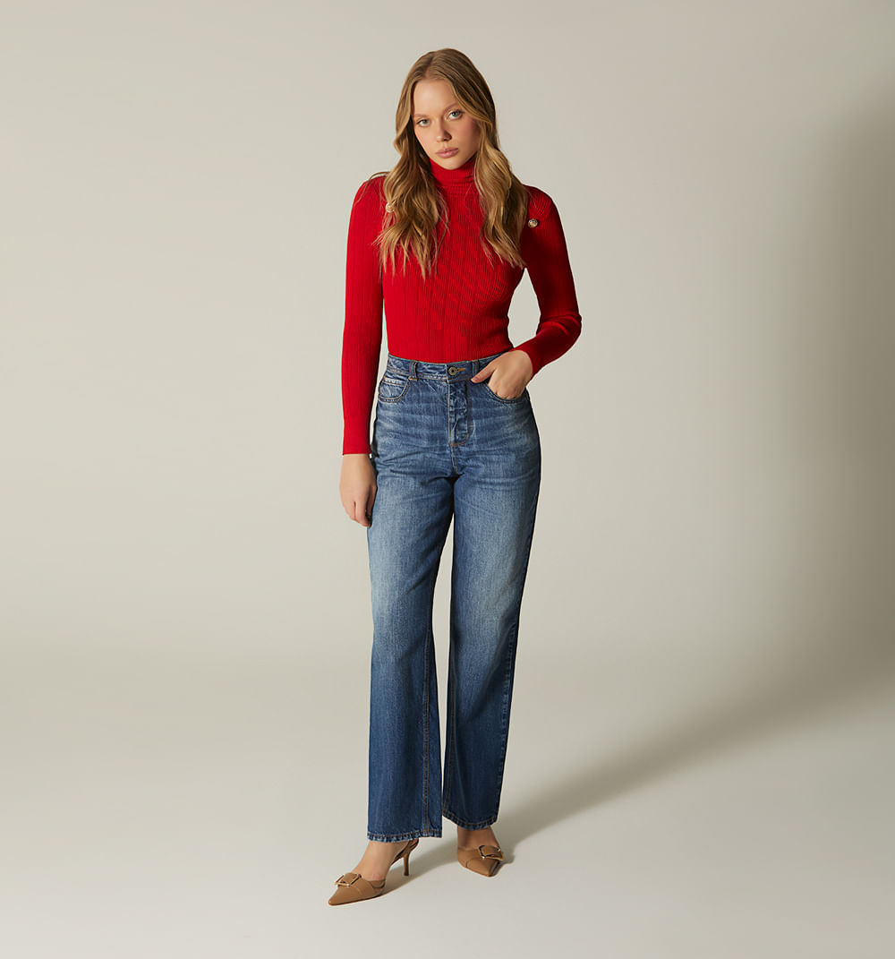 Buso manga larga con botones