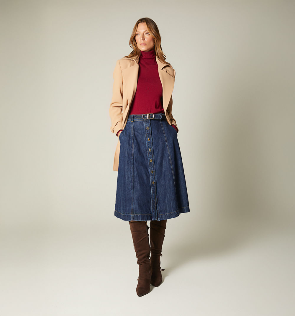 Gaban con maxi correa y hebilla