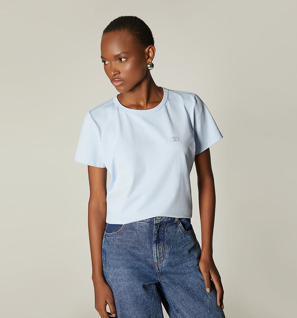 Camiseta manga corta basic