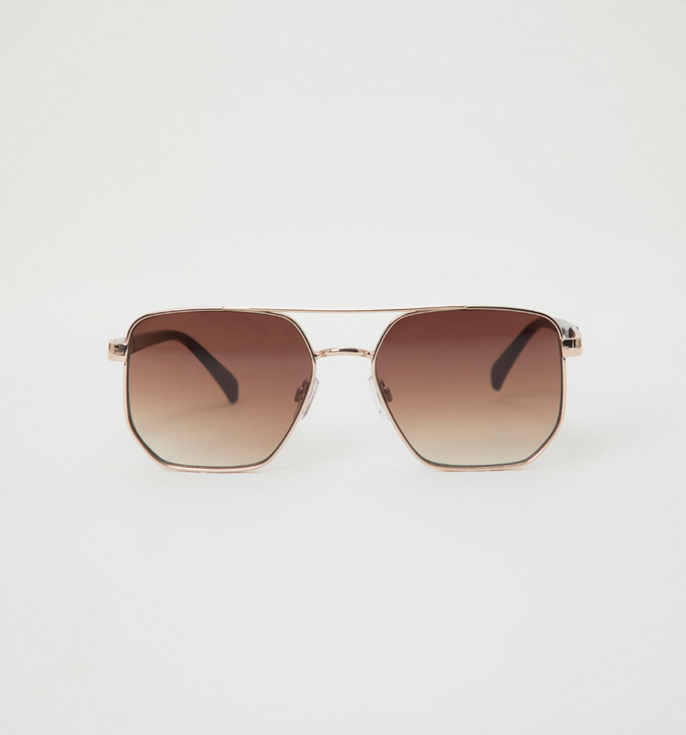 Gafas tipo aviador marco metalico