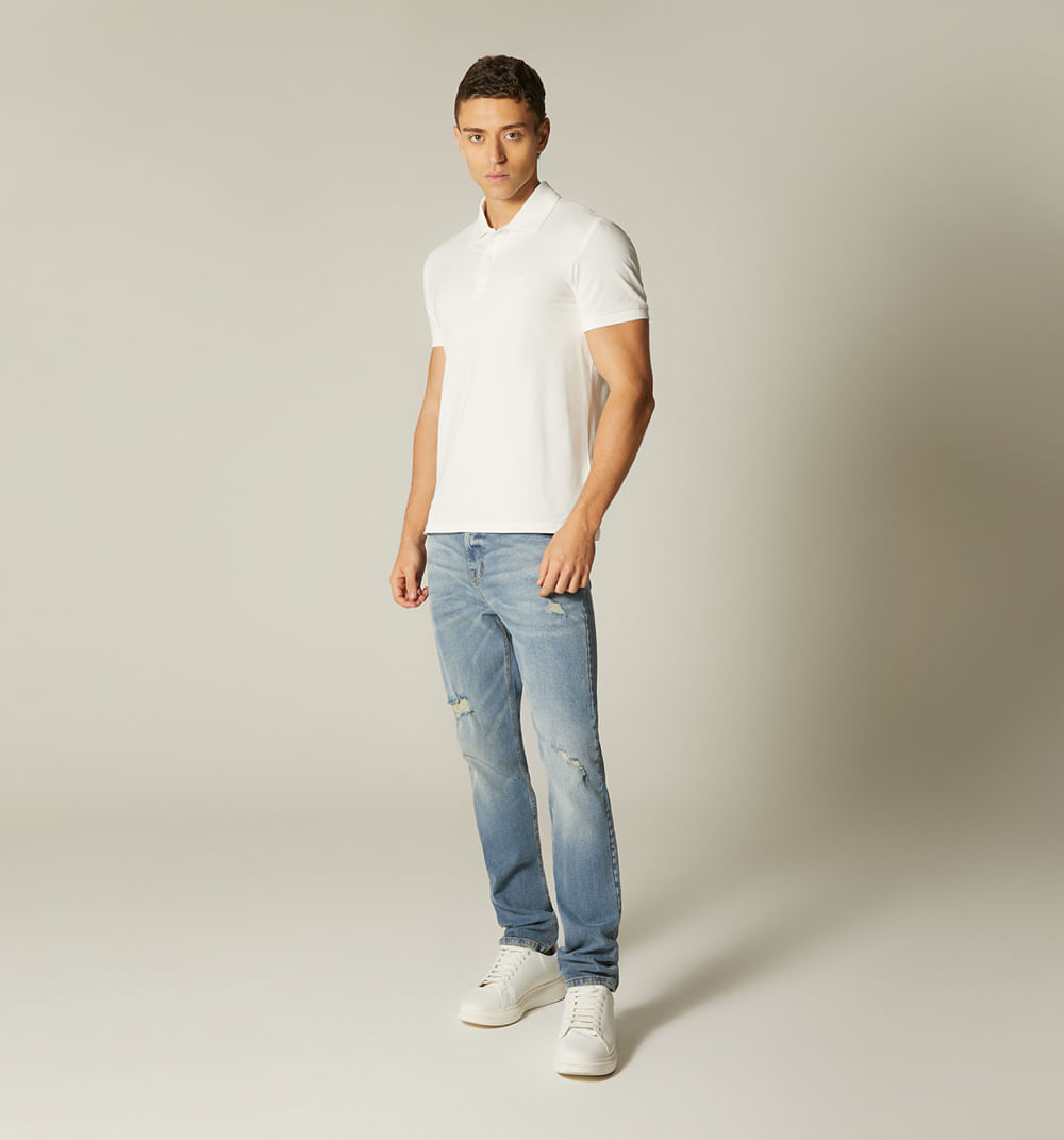 Polo básica slim fit