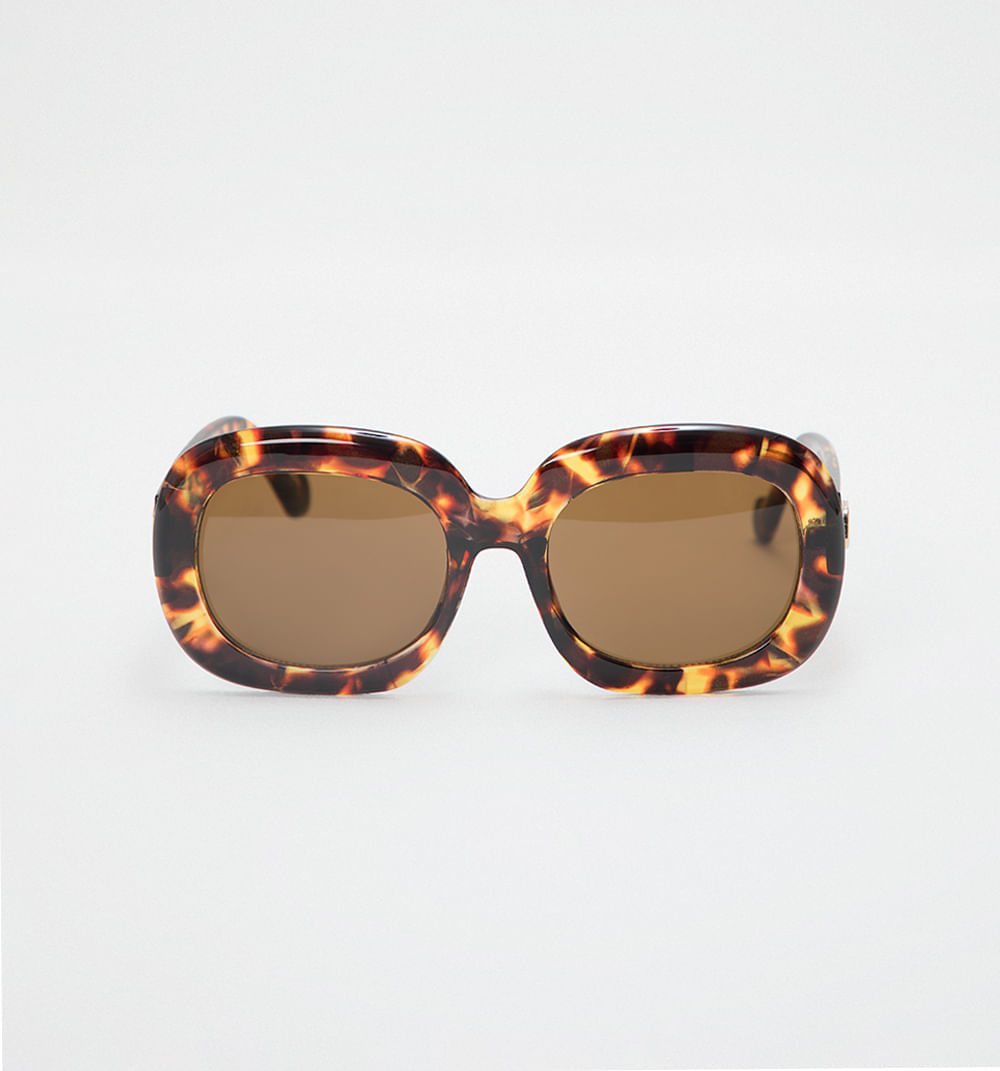 Gafas redondas detalle logo