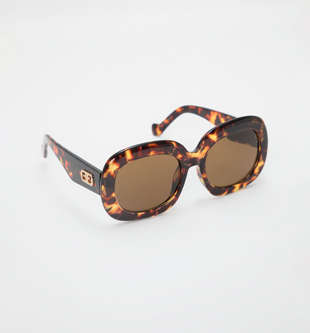 Gafas redondas detalle logo